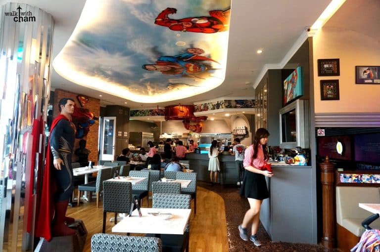Vivez une expérience gourmande unique au restaurant DC Comics, à Singapour