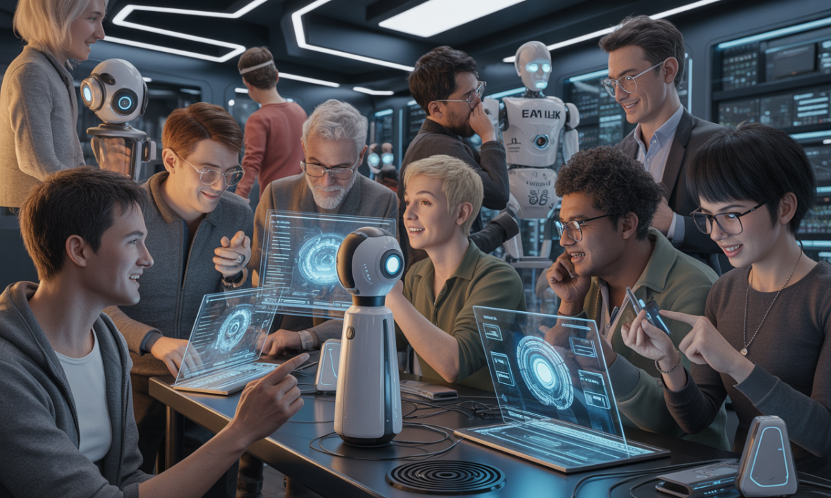 Les geeks sont-ils fascinĂ©s par les nouvelles formes d’interaction homme-machine et l’intelligence artificielle ? dĂ©couvrez comment les geeks explorent et s'enthousiasment pour les nouvelles formes d'interaction homme-machine et l'intelligence artificielle, au cĹ“ur des innovations technologiques.